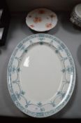 Large Adderley’s Meat Plate, and a French Cake Stand