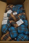 *Box of Assorted Tartan Hanging Decorations