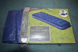 Single Flocked Air Bed