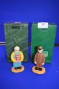 2x Camberwick Green Figures by Robert Harrop Designs Including Mr Thatcher, and Philby