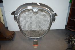 Vintage Jaguar Front Grill, and a Rolls Royce Car Badge