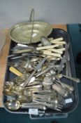Tray Lot of EPNS Cutlery etc.
