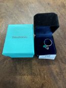 Costume Jewellery Ring with Hearts in the Style of Tiffany