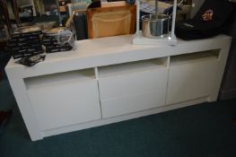 White Two Door Storage Cabinet