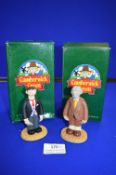 2x Camberwick Green Figures by Robert Harrop Designs Including Mr Troop the Town Clerk, and Lord