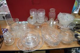 Glass Cake Stands, Serving Bowls, Dishes, etc.