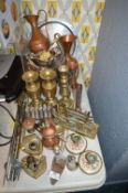 Metalware Including Brass Ornaments, etc.