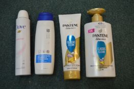 Assorted Shampoos and Conditioners