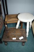 3x Vintage Stools