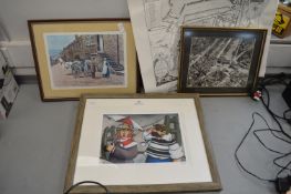 Hull Rugby Print by P. Bell, Views of Hull, etc.