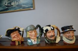4x Royal Doulton Character Jugs