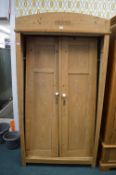 Solid Pine Double Wardrobe