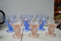 6x Mickey Mouse Dessert Glasses