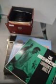 Case of 7” 45rpm Singles plus 12” LP Records