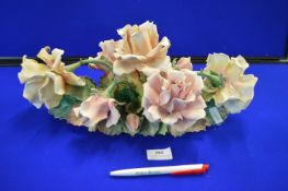 Pottery Rose Display