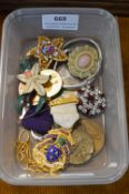 Vintage Costume Jewellery and Medallions