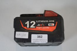 12.0ah 18v Li-Ion Battery