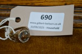 9ct Gold & Diamond Ring ~6.4g Sold as Scrap