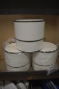 *Box of 7x Cream & Black Cylinder Giftboxes