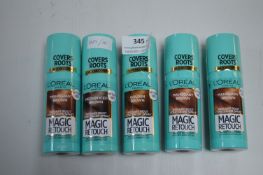 5x Assorted Loreal Blonde Magic Retouch Concealer Spray