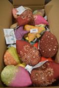 *Box of Sari Fabric Hanging Decorations