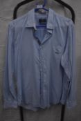 *Dario Beltran Blue Shirt Size: XL 17.5” collar