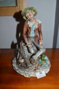 Capodimonte Style Figure of a Hobo