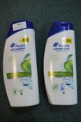 2x Head & Shoulders Shampoos 750ml