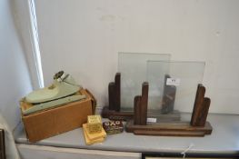 2x 1930’s Art Deco Oak Picture Frames, Stanley AS Vintage Sander, etc.