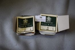 Two part boxes of “Game & Clay” 2½ inch 410 shotgun cartridges 24Total
