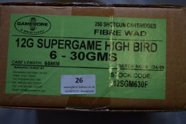 Case of 12 Bore Shotgun Cartridges