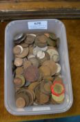 Assorted Vintage Foreign and British Coinage