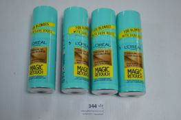4x Loreal Medium to Dark Blonde Magic Retouch Concealer Spray
