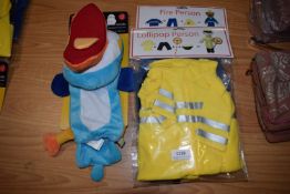 *Puppet Buddies Dressing Up Lollipop Person and Fire Person, and a Bird Puppet