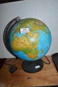 Illuminated Terrestrial Globe