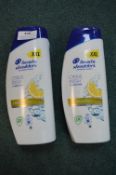 2x Head & Shoulders Shampoos 750ml