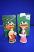 2x Camberwick Green Figures by Robert Harrop Designs Including Dora Minton, and Mrs Honeyman