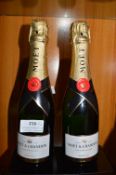 2x Moet & Chandon Imperial Champagne 37.5cl