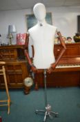 Shop Display Mannequin with Removable Wooden Arms