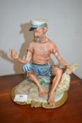 Capodimonte Style Figure of a Sailor