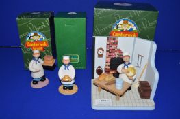 Camberwick Green Mickey Mury the Baker by Robert Harrop, plus 2x Figures