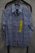 *Crew Clothing Blue & White Floral Blouse Size: 10