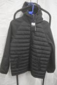*Jack Wills Men’s Black Media Jacket Size: M