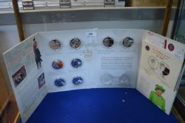 Platinum Jubilee Portraits in Time Coinage Set