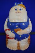 Lady at the Beach Cookie Jar