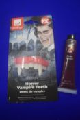 Horror Vampire Teeth and Vampire Gel Blood