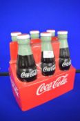 Coca-Cola 6 Glass Bottle Crate Cookie Jar