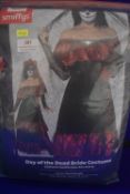 Smiffys Day of the Dead Bride Costume Dress & Veil Size: 2XL/24-26