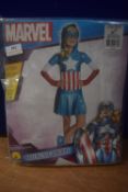 Marvel American Dream Costume Size: 8-10 Years