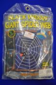 5ft Black Widow Giant Spiders Web